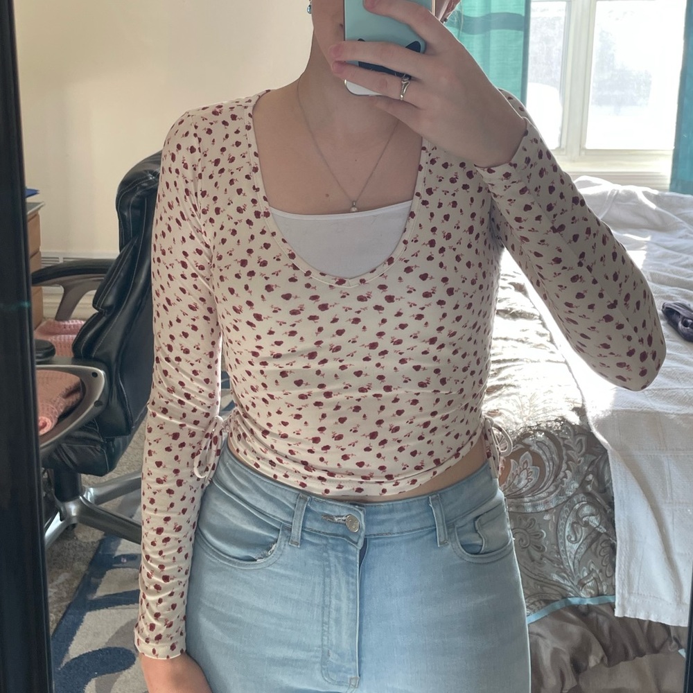 Sky and Sparrow | Long sleeve crop top